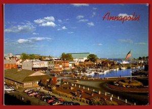 Maryland, Annapolis - Harbor - Market House - Shops Along Dock Street- [MD-110X]