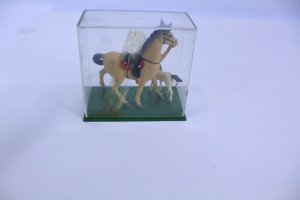 2 Toy Horses Figurines Vintage Collectible