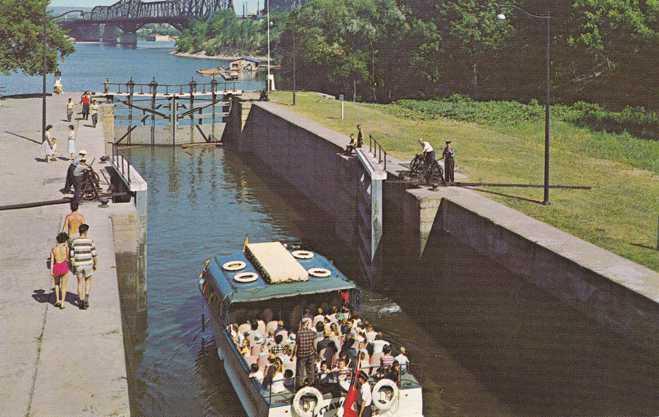 Rideau Locks on Ottawa River - Ottawa ON, Ontario, Canada