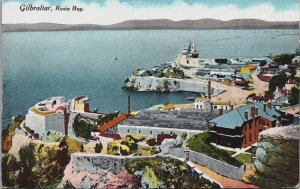 Gibraltar Rosia Bay Vintage Postcard C117