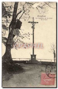 Old Postcard Honfleur Calvary the coast of Grace