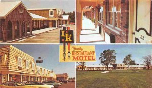 L-K Motel Restaurant Erlanger Kentucky 1973 postcard