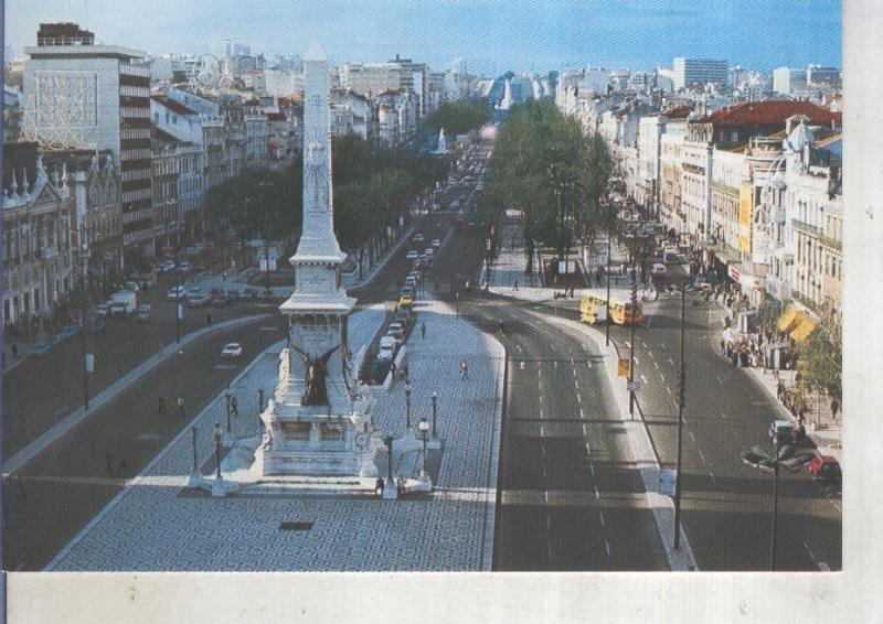 Postal 014103: Avenida de la Libertad en Lisboa, Portugal