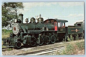 1987 Trilby San Antonio & Cypress RR Orange Belt Train Augusta Georgia Postcard