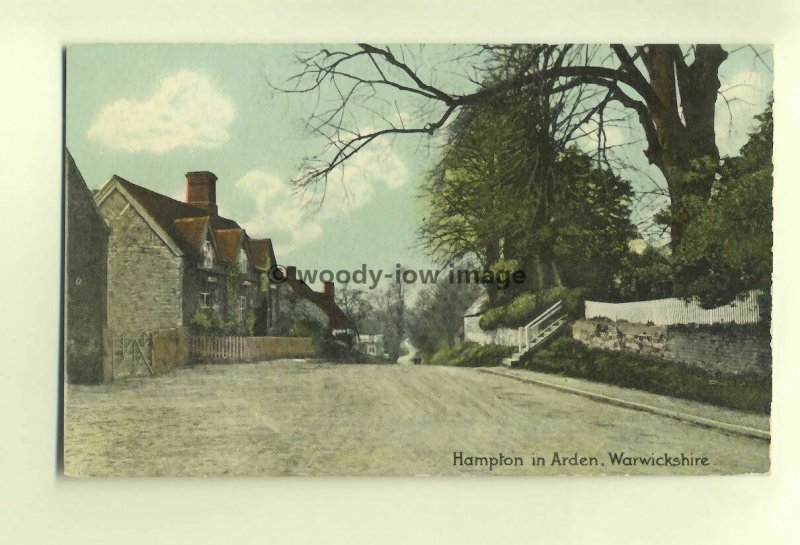 tp6841 - Warks - Early View of the Village of Hampton in Arden -  Postcard