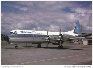 Tame Lockheed L 188A Electra HC AZY Cn 1052 Quito Mariscal Sucre Avril 1988