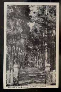 Vintage Postcard 1915-1930 Entrance to the Hermitage, Nashville, Tennessee (TN)