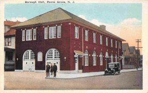 Borough Hall Penns Grove New Jersey 1920s postcard