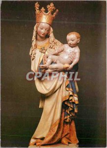 Postcard Modern Schone Madonna Prag vor 1393