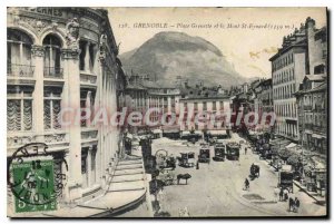 Old Postcard Grenoble Musee Grenoble and Mont St Eynard