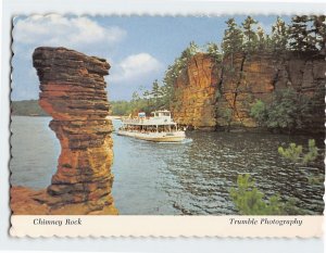 Postcard Chimney Rock, Wisconsin Dells, Wisconsin