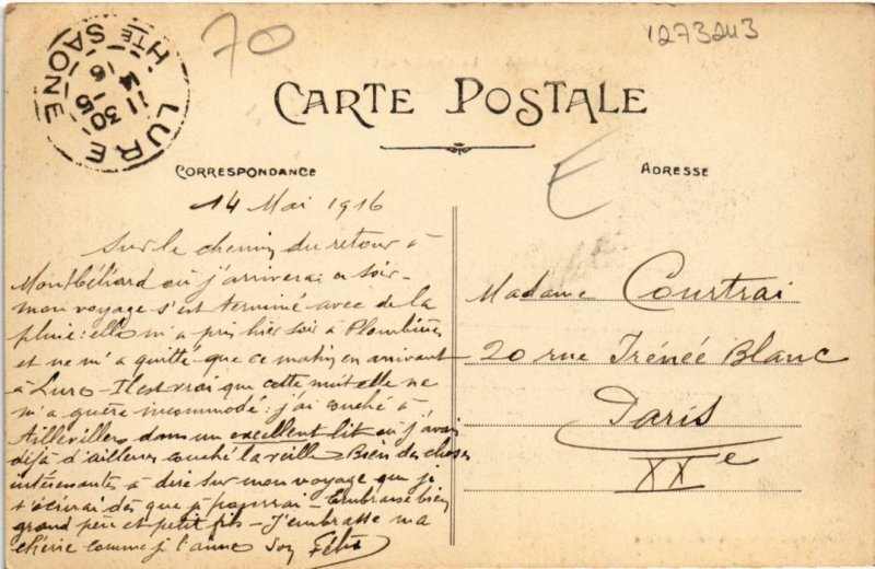 CPA Lure Rue Carnot (1273243)