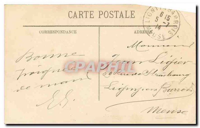 Old Postcard Paris Le Moulin de Longchamp Automotive