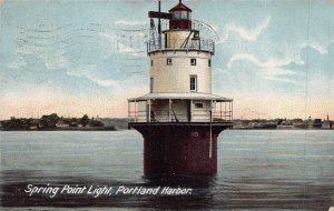 PORTLAND MAINE ME~MULTIPLE LIGHTHOUSES + CONGRESS ST + MORE~LOT OF 10 POSTCARDS