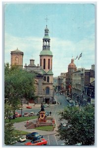 1967 Monument Basilica Quebec City Quebec Canada Vintage Posted Postcard