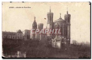 Lyon Old Postcard Apse of Fourviere