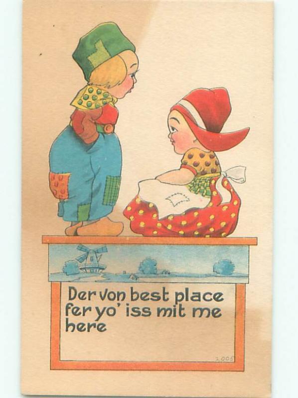 Divided-Back CHILDREN SCENE Great Postcard AA6521