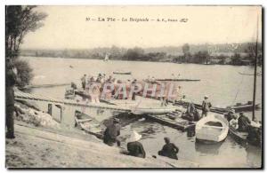 Old Postcard The Magpie The Swimming Rowing