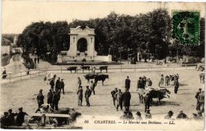 CPA CHARTRES-Le Marché aux Bestiaux (184473)