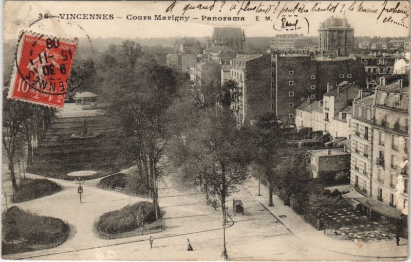 CPA VINCENNES - Cours Marigny - Panorama (44521)