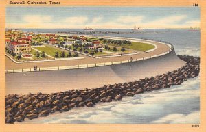 Seawall - Galveston, Texas TX  