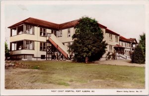 Port Alberni BC West Coast Hospital Vancouver Island RPPC Postcard H60