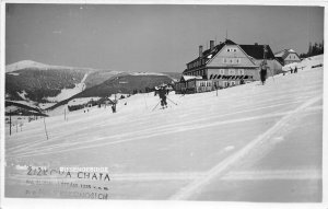 BT2984 riesengebirge Karkonosze Krkonose sudengau ski  real photo czech republic