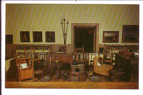 Pilgrim Hall, Furniture, Museum of Pilgrim Treasures, Plymouth, Massachusetts...