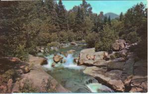 US    PC2218  UPPER FALLS, BRETTEN WOODS, WHITE MOUNTAINS, NH