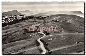 Old Postcard Environs d & # 39Annecy In the background the Revard and Chartre...