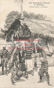 Germany, Stellingen, Carl Hagenbecks Tierpark, Indian Acrobrats & Jugglers