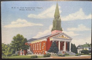 Vintage Postcard 1947 First Presbyterian Church, Winer Haven, Florida (FL)