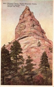 Vintage Postcard 1922 Prospect Dome South Cheyenne Canon Colorado Springs Colo.