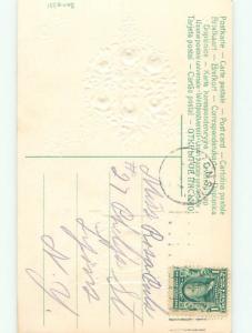 Divided-Back NEW YEAR SCENE Great Postcard W7605