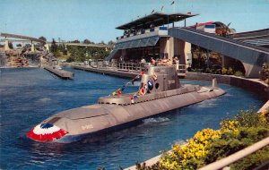 Disneyland, E-9, Submarine Ride,  Magic Kingdom,Old Postcard