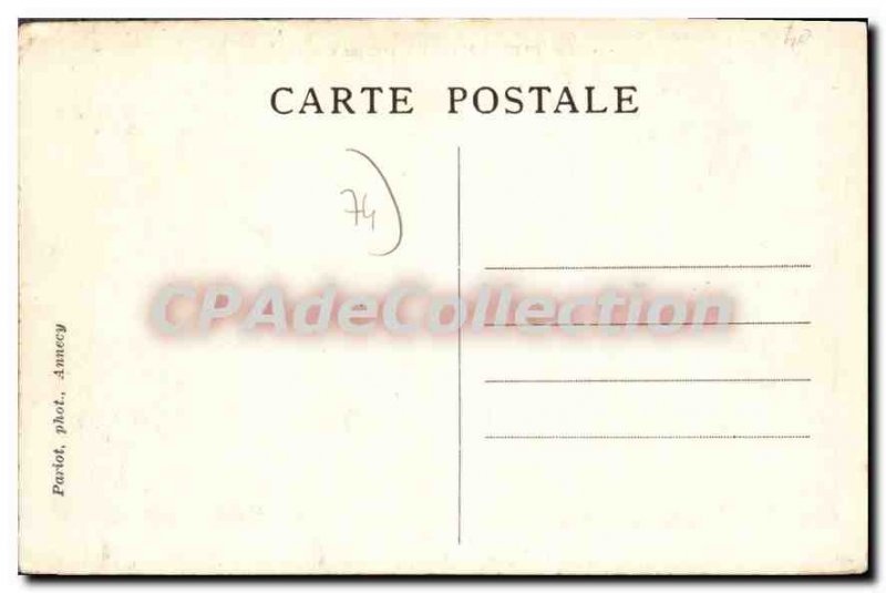 Old Postcard Menthon Vue Generale