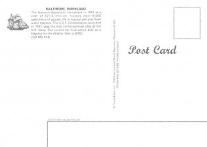 National Aquarium, U. S. F. Constellation Baltimore, Maryland MD