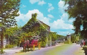 Florida St Augustine City Gate and Oldest Wooden Schoolhouse