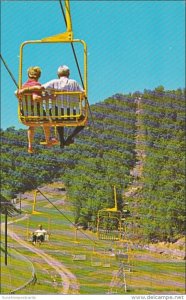 Tennessee Gatlinburg Double Chair Lift At Gatlinburg Ski Resort