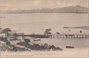 Postcard Panorama of Suva Fiji