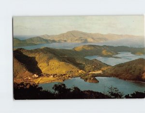 Postcard View From Bordeaux Mountain, Virgin Islands Nat'l Park, Virgin Islands