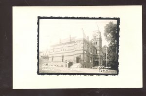 RPPC PUTNAM CONNECTICUT PUTNAM COUNTY COURTHOUSE VINTAGE REAL PHOTO POSTCARD