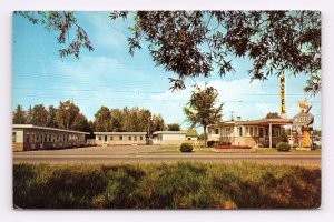 Hilltop Motel International Falls Minnesota MN UNP Chrome Postcard P3