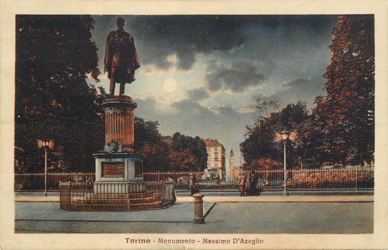 ITALY Torino monument Massimo d'Azeglio