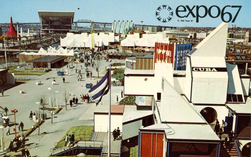 Canada - Quebec, Montreal. Expo 67 General View on Ile Notre Dame