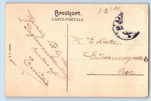 Aarhus Midtjylland Denmark Postcard View from Rils Forest c1910 Antique