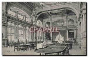 Old Postcard Kursaal Oostende Games Room