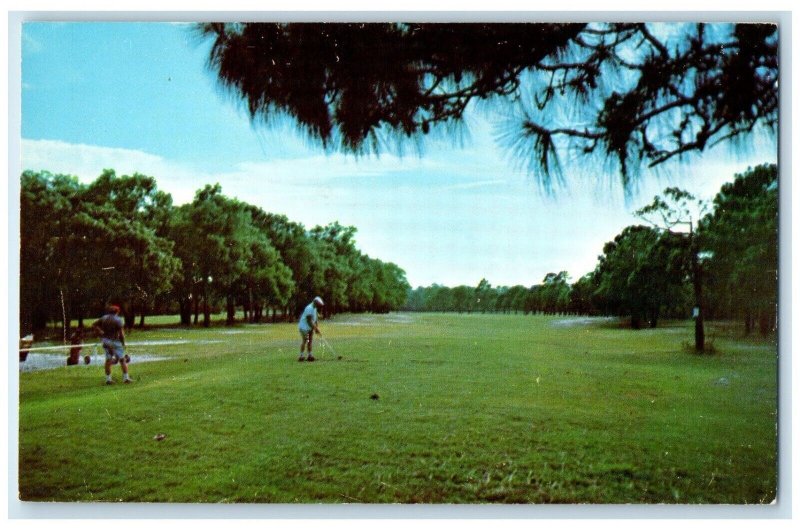 c1960 Golf Course Lakes Country Club Hotel Myrtle Beach South Carolina Postcard