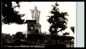 La Virgen del San Cristobal,Santiago,Chile