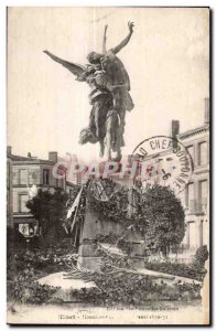 Old Postcard Niort Monument to 1871 1870 deaths